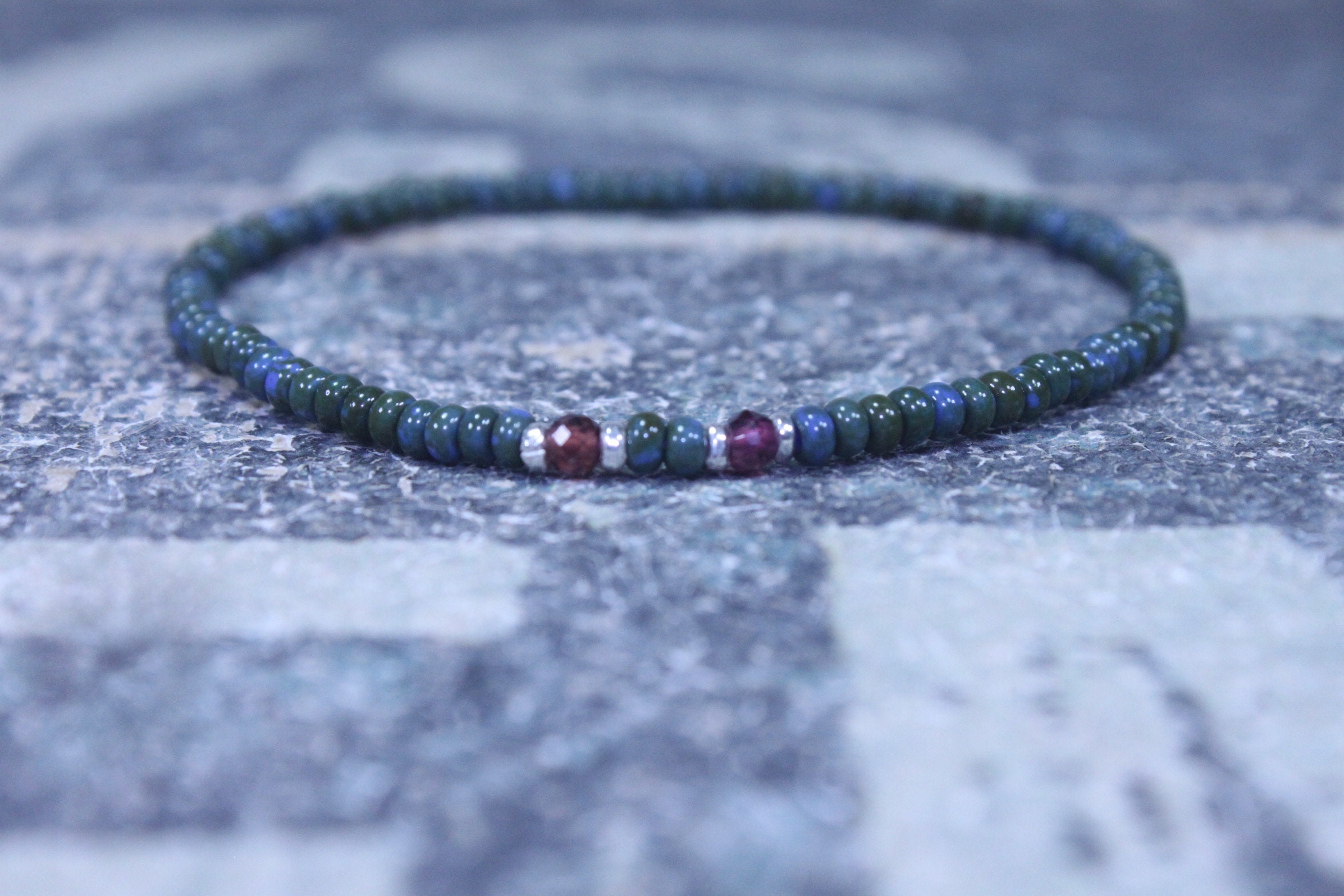 Garnet Bracelet Mens Bracelet Mens Beaded Bracelet Minimalist Jewelry Mens Gift Gift for Him Beaded Bracelet Bracelet Men Bracelet