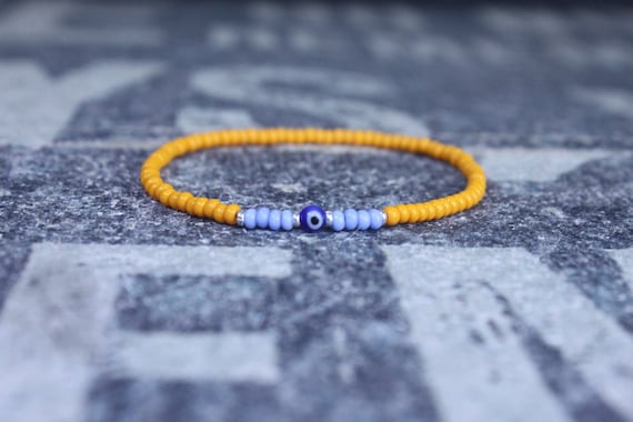 Kabbalah, Mens Beaded Bracelet, Anniversary Gift, Evil Eye Bracelet, Men Gift, Gift for Boyfriend, Bracelet, Couples Bracelet, Bead Bracelet