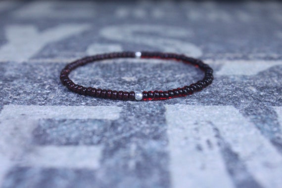 Mens Beaded Bracelet, Mens Bracelet, Minimalist jewelry, Minimalist Bracelet, Mens Jewelry, Beaded Bracelet, Boyfriend Gift, Men's Gift