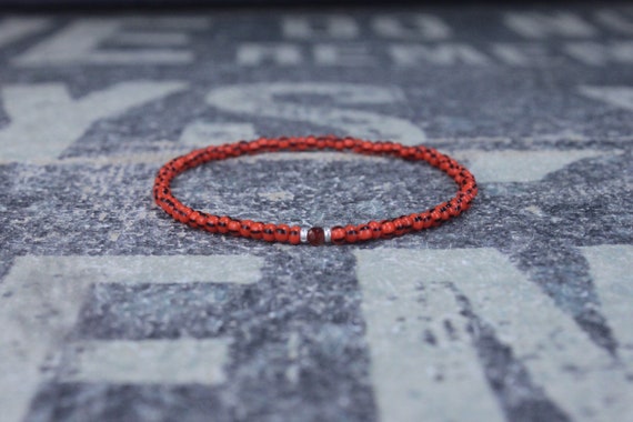 Mens Carnelian Bracelet, Friendship Bracelet, Anniversary Mens Bracelet, Beaded Bracelet, Boyfriend Gift, Gift for Boyfriend, Gifts for Him