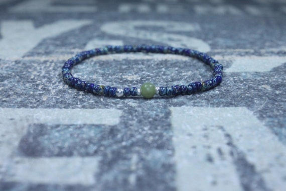 Mens Jade Bracelet, Mens Jewelry, Minimalist Bracelet, Gifts for Men, Anniversary Gift, Birthday Gift, Gift for Husband, Boyfriend Gift