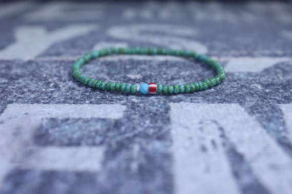 Turquoise Bracelet, Mens gifts, Gemstone bracelet, Mens Bracelet, Birthstone Bracelet, Couples Bracelet, Anniversary Gift, Beaded Bracelet