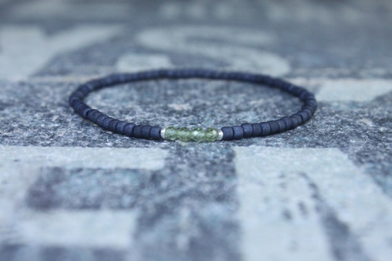 Peridot Bracelet, Bracelet Men, Mens bracelet, Mens Gifts, Birthday Gift for Men, Gemstone Bracelet, Birthstone bracelet, Bracelet Men