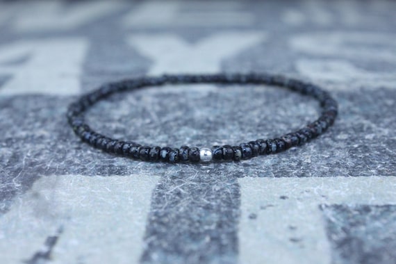 Mens Beaded Bracelet, Mens Bracelet, Minimalist jewelry, Minimalist Bracelet, Mens Jewelry, Beaded Bracelet, Boyfriend Gift, Men's Gift