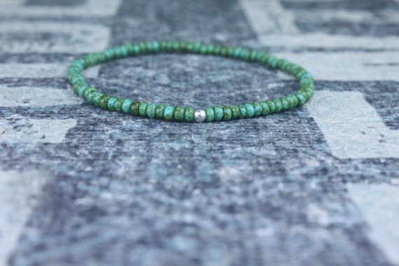 Mens Beaded Bracelet, Mens Bracelet, Minimalist jewelry, Minimalist Bracelet, Mens Jewelry, Beaded Bracelet, Boyfriend Gift, Men's Gift
