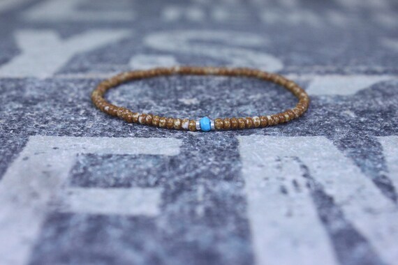 Turquoise Bracelet, Mens gifts, Gemstone bracelet, Mens Bracelet, Birthstone Bracelet, Couples Bracelet, Anniversary Gift, Beaded Bracelet