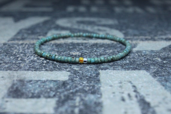 Mens Beaded Bracelet, Mens Bracelet, Minimalist jewelry, Minimalist Bracelet, Mens Jewelry, Beaded Bracelet, Boyfriend Gift, Men's Gift