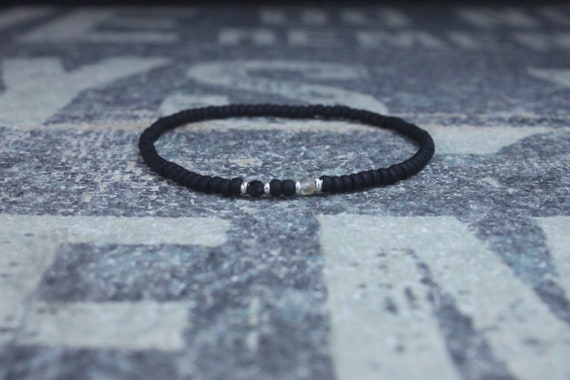 Citrine Bracelet Men, Black Tourmaline Bracelet Men, Gift for Husband, Boyfriend Gift, Birthstone bracelet, Anniversary Couples Bracelet