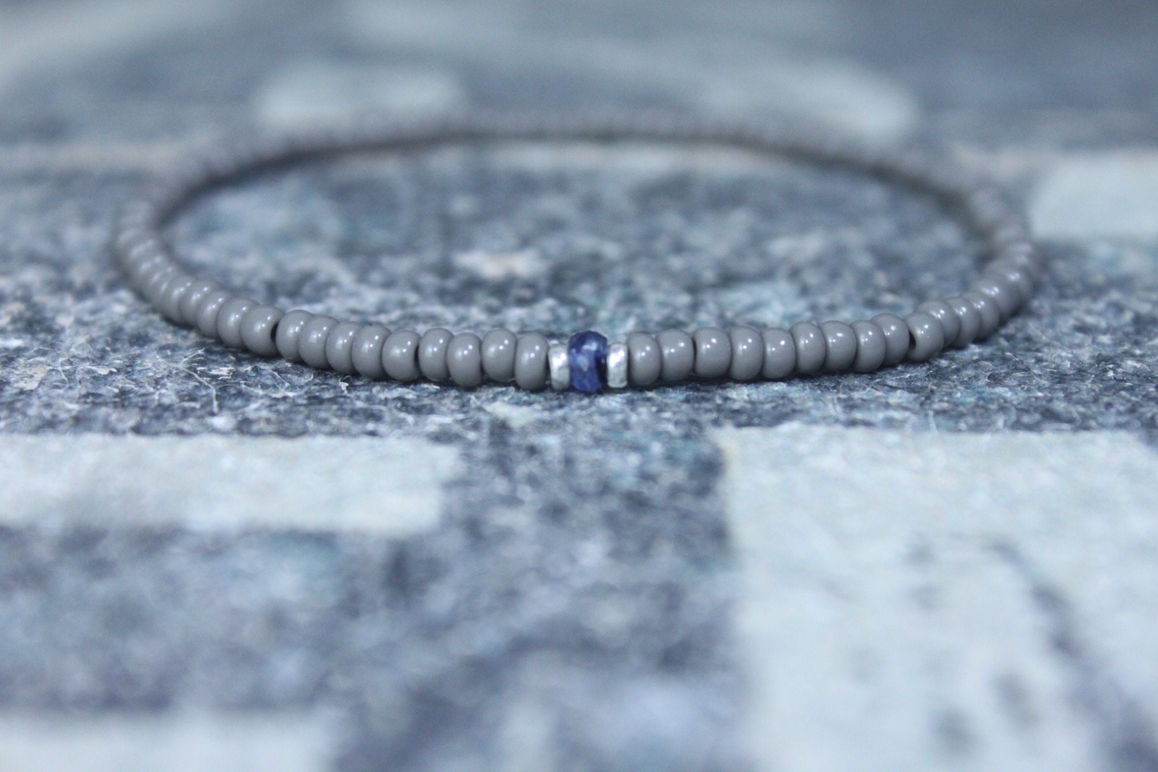 Real Blue Sapphire White CZ Sterling Silver Tennis Bracelet – My Passion  for Jewelry