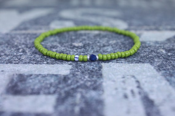 Lapis Lazuli Bracelet, Mens Lapis Lazuli Jewelry, Mens Jewelry, Mens Beaded Bracelet, Friendship Bracelet, Gift for Men, Husband Gift