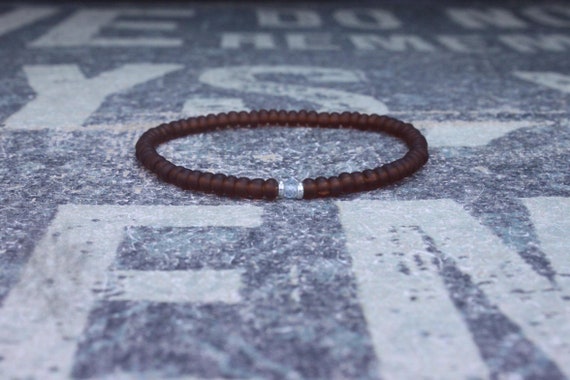 Sky Blue Topaz Bracelet, Birthday Gift, Mens Birthstone, Men Gift, Mens Bracelet, Gemstone Men, Minimalist Bracelet, Beaded Bracelet