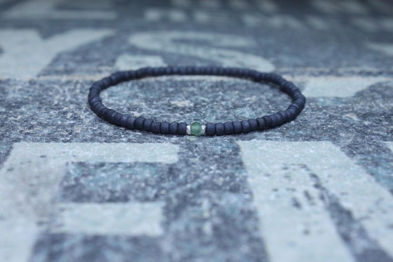 Mens Jade Bracelet, Mens Jewelry, Minimalist Bracelet, Gifts for Men, Anniversary Gift, Birthday Gift, Gift for Husband, Boyfriend Gift