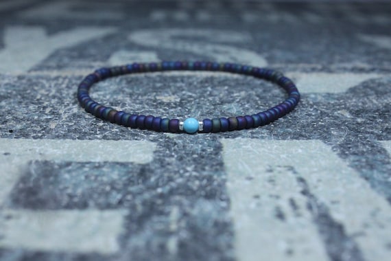 Turquoise Bracelet, Mens gifts, Gemstone bracelet, Mens Bracelet, Birthstone Bracelet, Couples Bracelet, Anniversary Gift, Beaded Bracelet