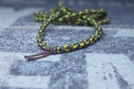 Mens Necklace, Mens Beaded Necklace, Long Necklace for Men, Metal Free Necklace without Clasp, No Clasp Necklace, Bead Necklace, Mens Gift