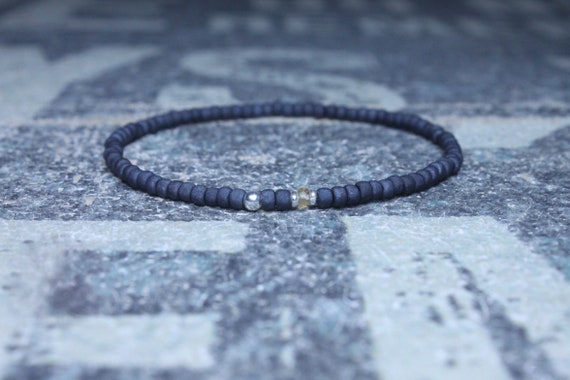 Citrine Bracelet, Men's Beaded Bracelet, Mens gifts, Gift for Husband, Boyfriend Gift, Birthstone bracelet, Anniversary Couples Bracelet