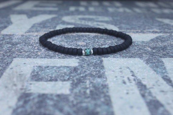 Turquoise Bracelet, Mens gifts, Gemstone bracelet, Mens Bracelet, Birthstone Bracelet, Couples Bracelet, Anniversary Gift Beaded Bracelet