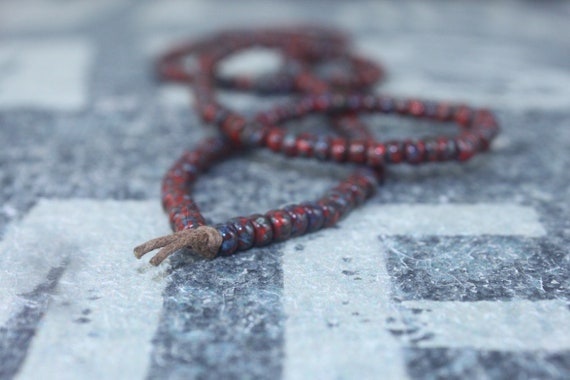 Mens Necklace, Mens Beaded Necklace, Long Necklace for Men, Metal Free Necklace without Clasp, No Clasp Necklace, Bead Necklace, Mens Gift