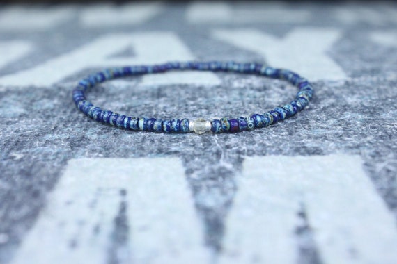 Citrine Bracelet, Men's Beaded Bracelet, Mens gifts, Gift for Husband, Boyfriend Gift, Birthstone bracelet, Anniversary Couples Bracelet