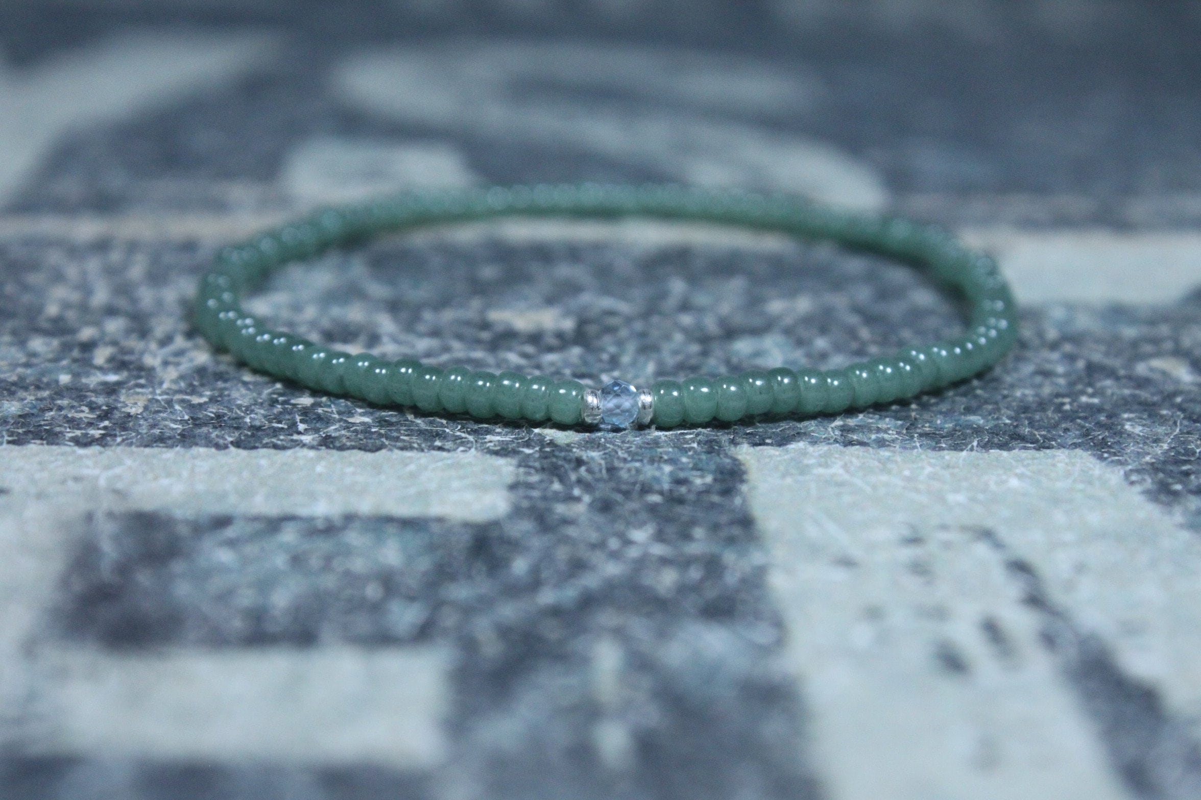 Sky Blue Topaz Bracelet Birthday Gift Mens Birthstone Men Gift