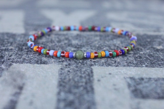 Jade Bracelet, Mens Jewelry, Minimalist Bracelet, Gifts for Men, Anniversary Gift, Birthday Gift, Gift for Husband, Boyfriend Gift S2
