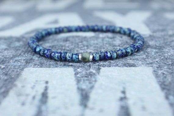 Jade Bracelet, Mens Jewelry, Minimalist Bracelet, Gifts for Men, Anniversary Gift, Birthday Gift, Gift for Husband, Boyfriend Gift S2