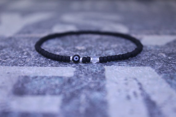 Gifts for Men, Moonstone, Friendship Bracelet, Mens Evil Eye Bracelet, Beaded Bracelet, Boyfriend Gift, Gift for Boyfriend, Gifts for Him