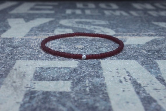 Red beaded Bracelet Men, Mens Kabbalah Bracelet, Minimalist Red Bracelet men, Mens Jewelry, Mens Beaded Bracelet, Boyfriend Gift, Men's Gift
