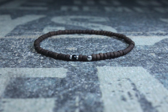 Black Onyx bracelet man, Onyx bracelet man, Beaded bracelet man, multicolor bracelet man, Mens rainbow bracelet, Mens gift, Anniversary gift