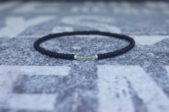 Peridot Bracelet, Bracelet Men, Mens bracelet, Mens Gifts, Birthday Gift for Men, Gemstone Bracelet, Birthstone bracelet, Bracelet Men