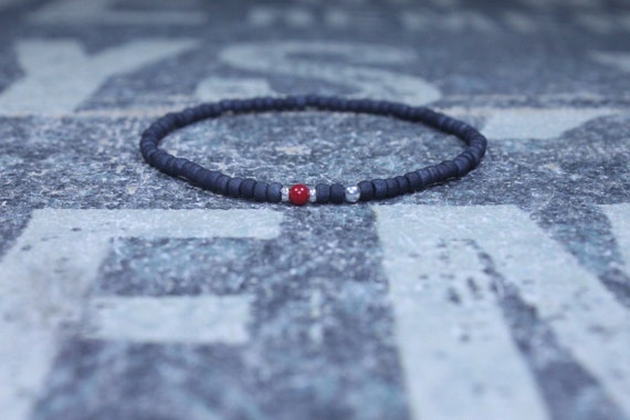 Coral bracelet, Mens Gift, Red Coral Bracelet, Gift for Men, Boyfriend Gift, Husband Gift, Gift for Boyfriend, Gift for Husband, Couples