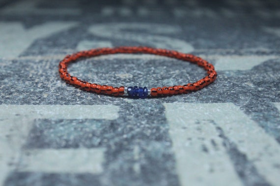 Blue Sapphire Bracelet, Mens Bracelet, Mens Jewelry, Mens Gift, September birthstone, Boyfriend gift, Husband Gift, Mens Beaded Bracelet S1