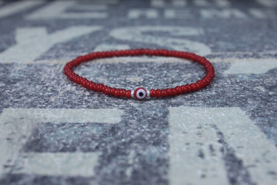 Kabbalah, Mens Beaded Bracelet, Anniversary Gift, Evil Eye Bracelet, Men Gift, Gift for Boyfriend, Bracelet, Couples Bracelet, Bead Bracelet