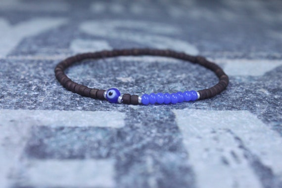 Kabbalah, Mens Beaded Bracelet, Anniversary Gift, Evil Eye Bracelet, Men Gift, Gift for Boyfriend, Bracelet, Couples Bracelet, Bead Bracelet