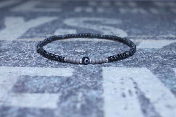 Kabbalah, Mens Beaded Bracelet, Anniversary Gift, Evil Eye Bracelet, Men Gift, Gift for Boyfriend, Bracelet, Couples Bracelet, Bead Bracelet