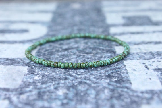Mens Beaded Bracelet, Mens Bracelet, Minimalist jewelry, Minimalist Bracelet, Mens Jewelry, Beaded Bracelet, Boyfriend Gift, Men's Gift