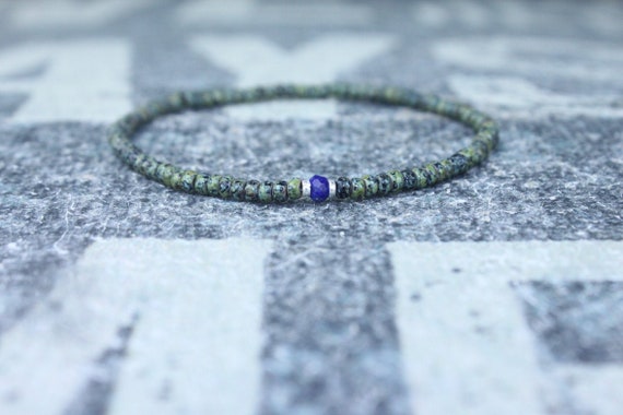 Lapis Lazuli Bracelet, Mens Lapis Lazuli Jewelry, Mens Jewelry, Mens Beaded Bracelet, Friendship Bracelet, Gift for Men, Husband Gift