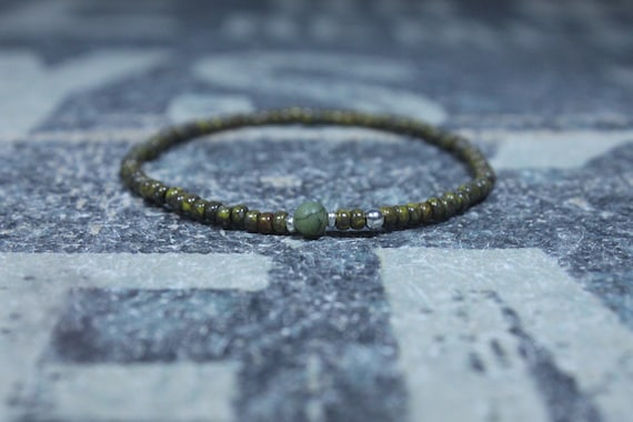 Mens Jade Bracelet, Mens Jewelry, Minimalist Bracelet, Gifts for Men, Anniversary Gift, Birthday Gift, Gift for Husband, Boyfriend Gift S2