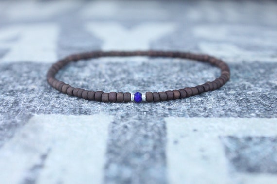 Lapis Lazuli Bracelet, Mens Lapis Lazuli Jewelry, Mens Jewelry, Mens Beaded Bracelet, Friendship Bracelet, Gift for Men, Husband Gift