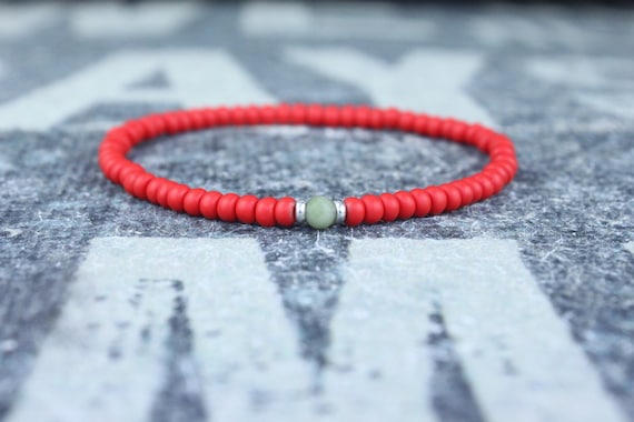 Mens Jade Bracelet, Mens Jewelry, Minimalist Bracelet, Gifts for Men, Anniversary Gift, Birthday Gift, Gift for Husband, Boyfriend Gift S2
