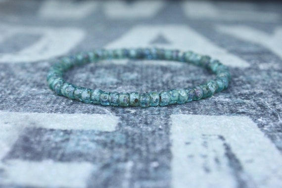 Mens Beaded Bracelet, Anniversary Gift, Mala Bracelet, Mens Gift, Gift for Boyfriend, Bracelet, Couples Bracelet, Bead Bracelet