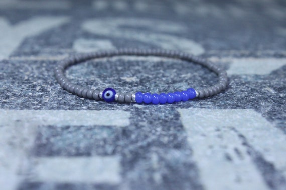 Kabbalah, Mens Beaded Bracelet, Anniversary Gift, Evil Eye Bracelet, Men Gift, Gift for Boyfriend, Bracelet, Couples Bracelet, Bead Bracelet
