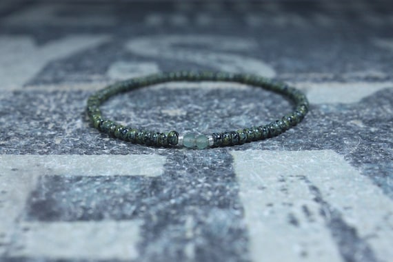 Aventurine Men Bracelet, Men Aventurine Bracelet, Aventurine for men, Men gift aventurine, Beaded Bracelet, Mens Aventurine bracelet for men