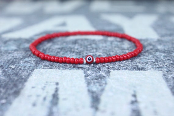 Kabbalah, Mens Beaded Bracelet, Anniversary Gift, Evil Eye Bracelet, Men Gift, Gift for Boyfriend, Bracelet, Couples Bracelet, Bead Bracelet