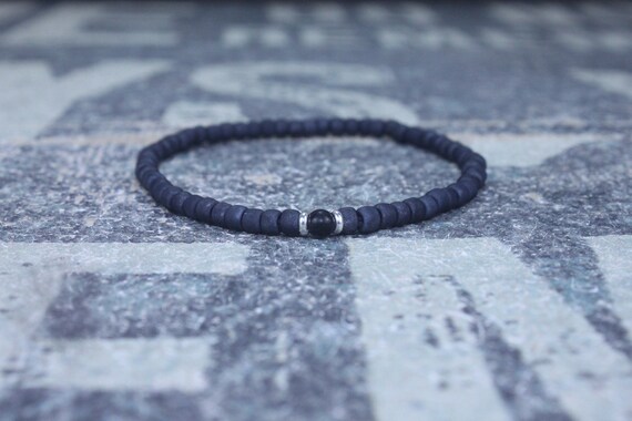 Shungite Bracelet Men, Shungite men, Mens Jewelry, Mens Shungite Bracelet, Minimalist Bracelet, Mens Gift, Boyfriend Gift, Gift for Men