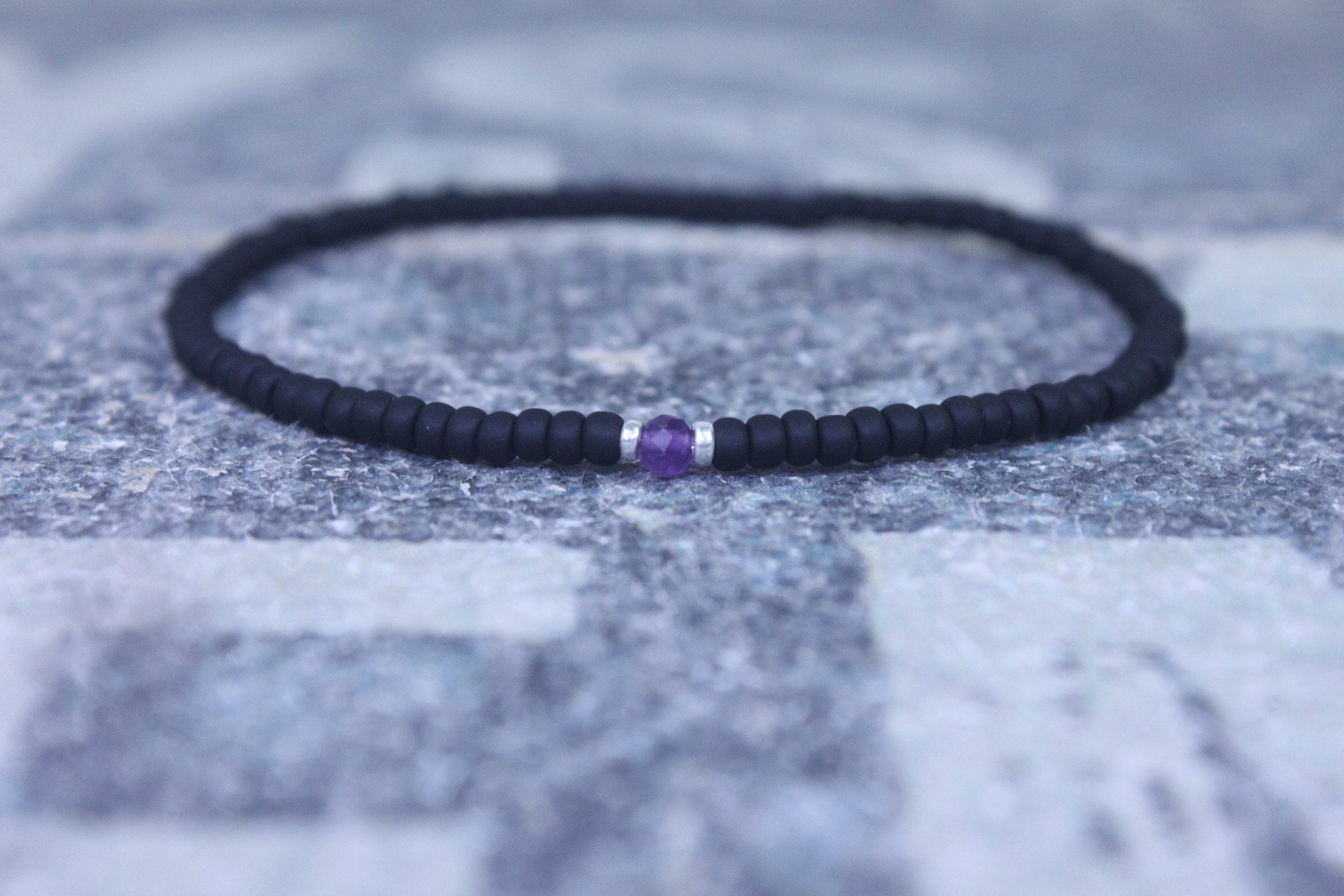 Buy Amethyst Bracelet, Dainty Crystal Bracelets for Women, February Birthstone  Bracelet, Gifts for Her Online in India - Etsy