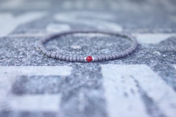 Coral bracelet, Mens Gift, Red Coral Bracelet, Gift for Men, Boyfriend Gift, Husband Gift, Gift for Boyfriend, Gift for Husband, Couples