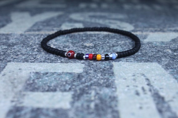Kabbalah, Mens Beaded Bracelet, Anniversary Gift, Evil Eye Bracelet, Men Gift, Gift for Boyfriend, Bracelet, Couples Bracelet, Bead Bracelet