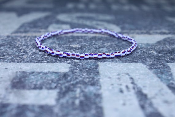Mens Stripe Bead Bracelet, Mens Bracelet, Minimalist jewelry, Minimalist Bracelet, Mens Jewelry, Beaded Bracelet, Boyfriend Gift, Men's Gift