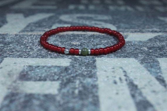 Mens Jade Bracelet, Mens Jewelry, Minimalist Bracelet, Gifts for Men, Anniversary Gift, Birthday Gift, Gift Husband, Boyfriend Gift S2