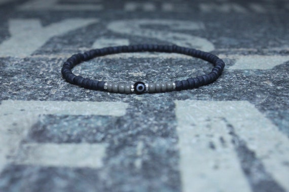 Kabbalah, Mens Beaded Bracelet, Anniversary Gift, Evil Eye Bracelet, Men Gift, Gift for Boyfriend, Bracelet, Couples Bracelet, Bead Bracelet